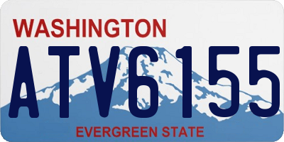 WA license plate ATV6155