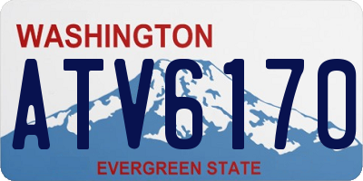 WA license plate ATV6170