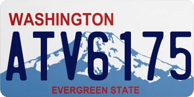 WA license plate ATV6175