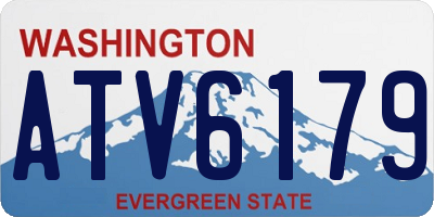 WA license plate ATV6179