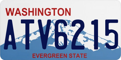 WA license plate ATV6215