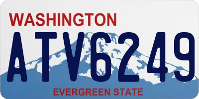 WA license plate ATV6249