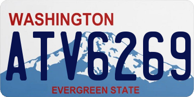 WA license plate ATV6269