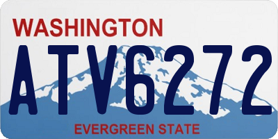 WA license plate ATV6272