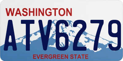 WA license plate ATV6279
