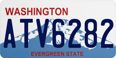 WA license plate ATV6282
