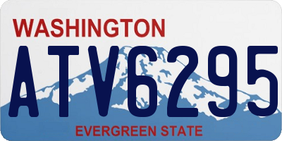 WA license plate ATV6295