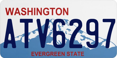 WA license plate ATV6297
