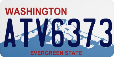 WA license plate ATV6373