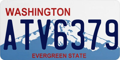 WA license plate ATV6379