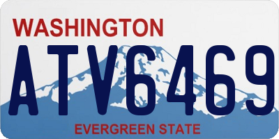 WA license plate ATV6469