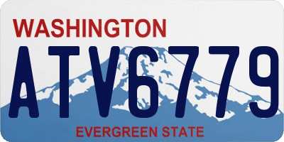 WA license plate ATV6779
