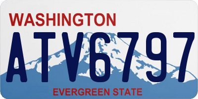 WA license plate ATV6797