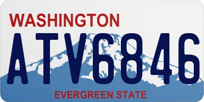 WA license plate ATV6846