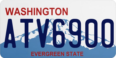 WA license plate ATV6900