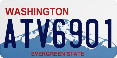 WA license plate ATV6901