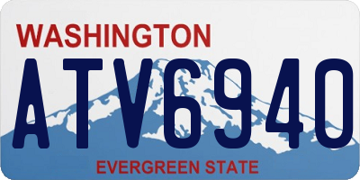 WA license plate ATV6940