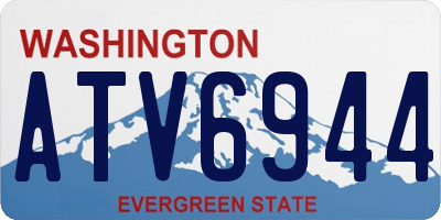 WA license plate ATV6944