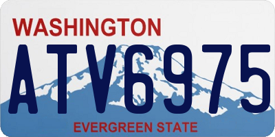 WA license plate ATV6975