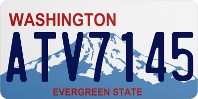 WA license plate ATV7145