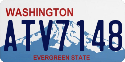 WA license plate ATV7148