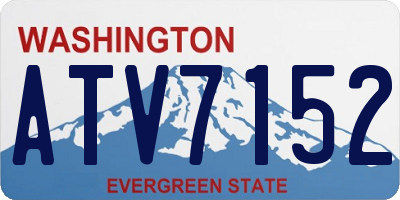 WA license plate ATV7152