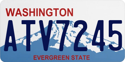 WA license plate ATV7245