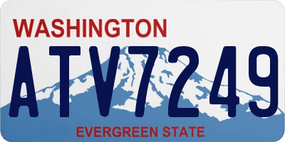WA license plate ATV7249