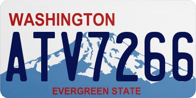 WA license plate ATV7266