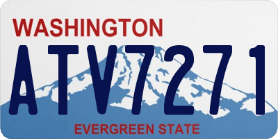WA license plate ATV7271
