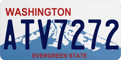 WA license plate ATV7272