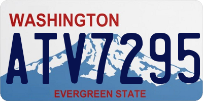 WA license plate ATV7295