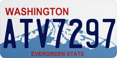 WA license plate ATV7297