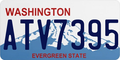WA license plate ATV7395