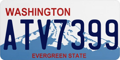 WA license plate ATV7399