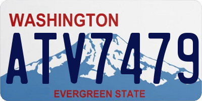 WA license plate ATV7479