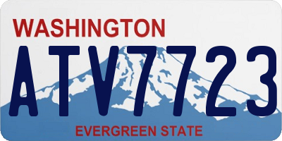 WA license plate ATV7723