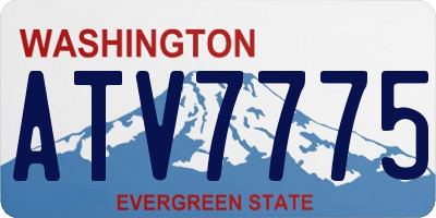 WA license plate ATV7775