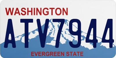WA license plate ATV7944