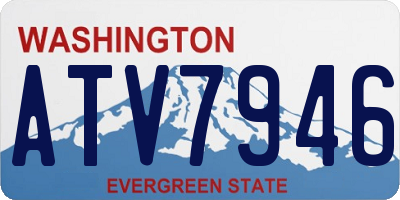 WA license plate ATV7946