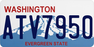 WA license plate ATV7950