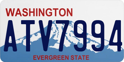 WA license plate ATV7994