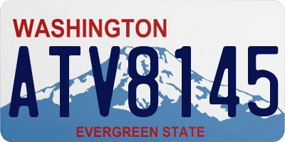 WA license plate ATV8145