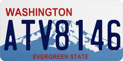 WA license plate ATV8146