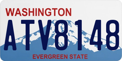 WA license plate ATV8148