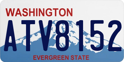 WA license plate ATV8152