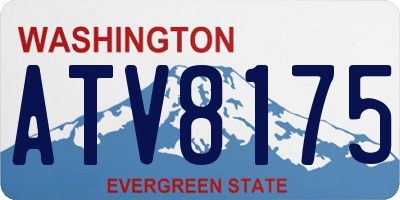 WA license plate ATV8175