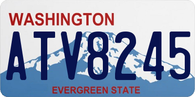 WA license plate ATV8245