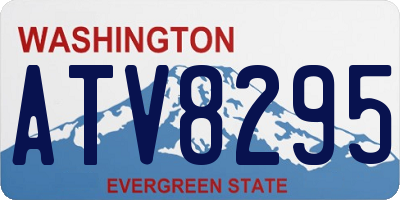 WA license plate ATV8295