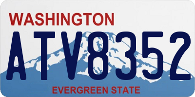 WA license plate ATV8352